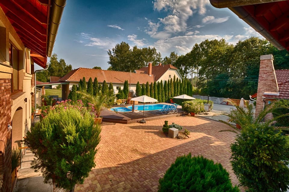 Property building, Pool view