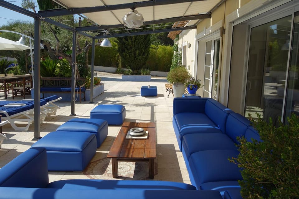 Patio, Lounge or bar, Sunset