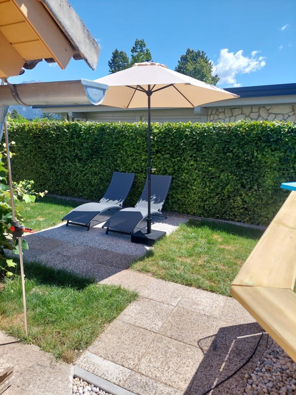 Garden, sunbed