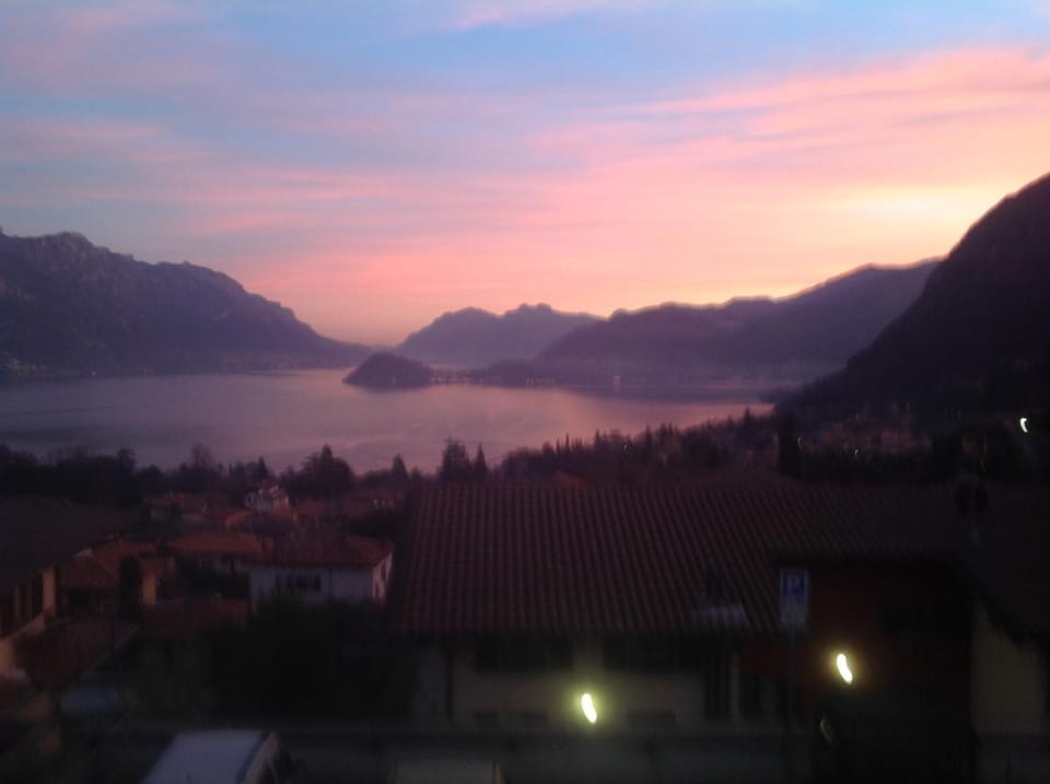 Natural landscape, Mountain view, Sunset