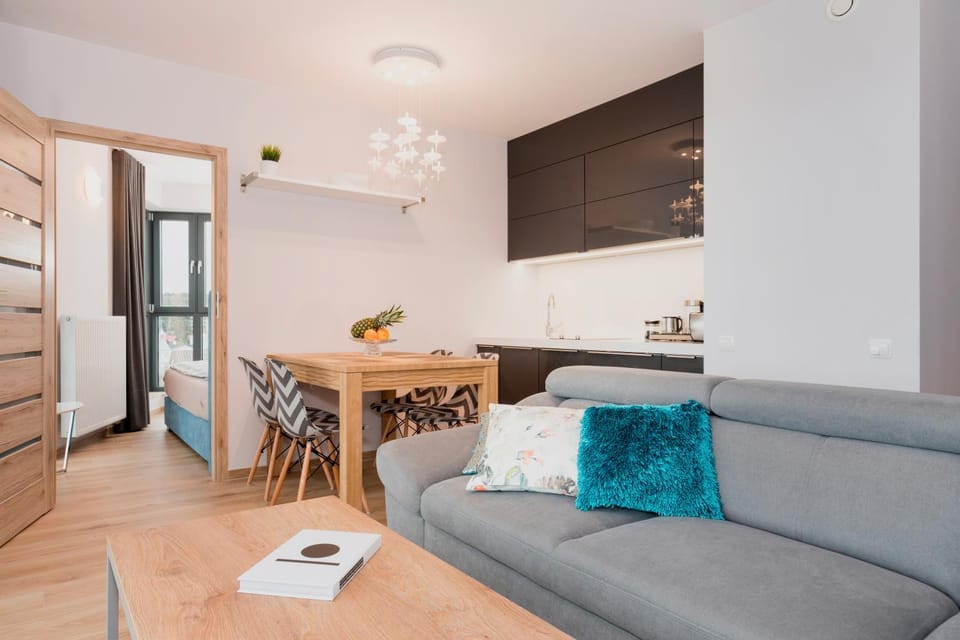 Kitchen or kitchenette, Living room, Seating area