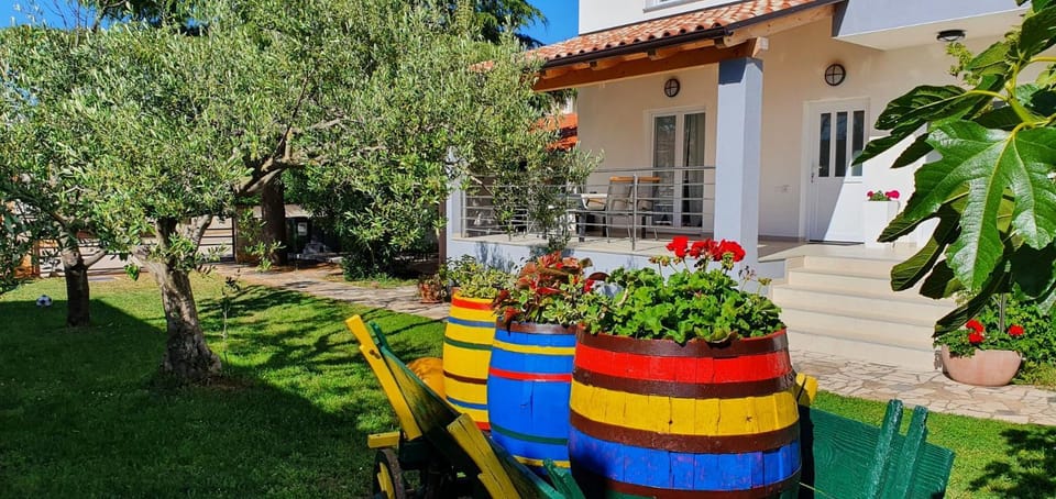 Property building, Patio, Facade/entrance, Garden, Garden view