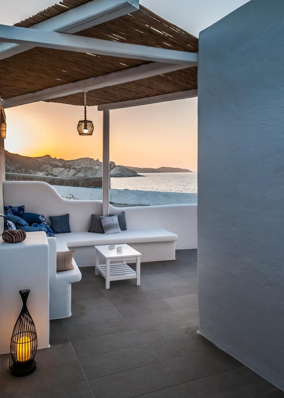 Patio, Summer, On site, Mountain view, Sea view, Sunset