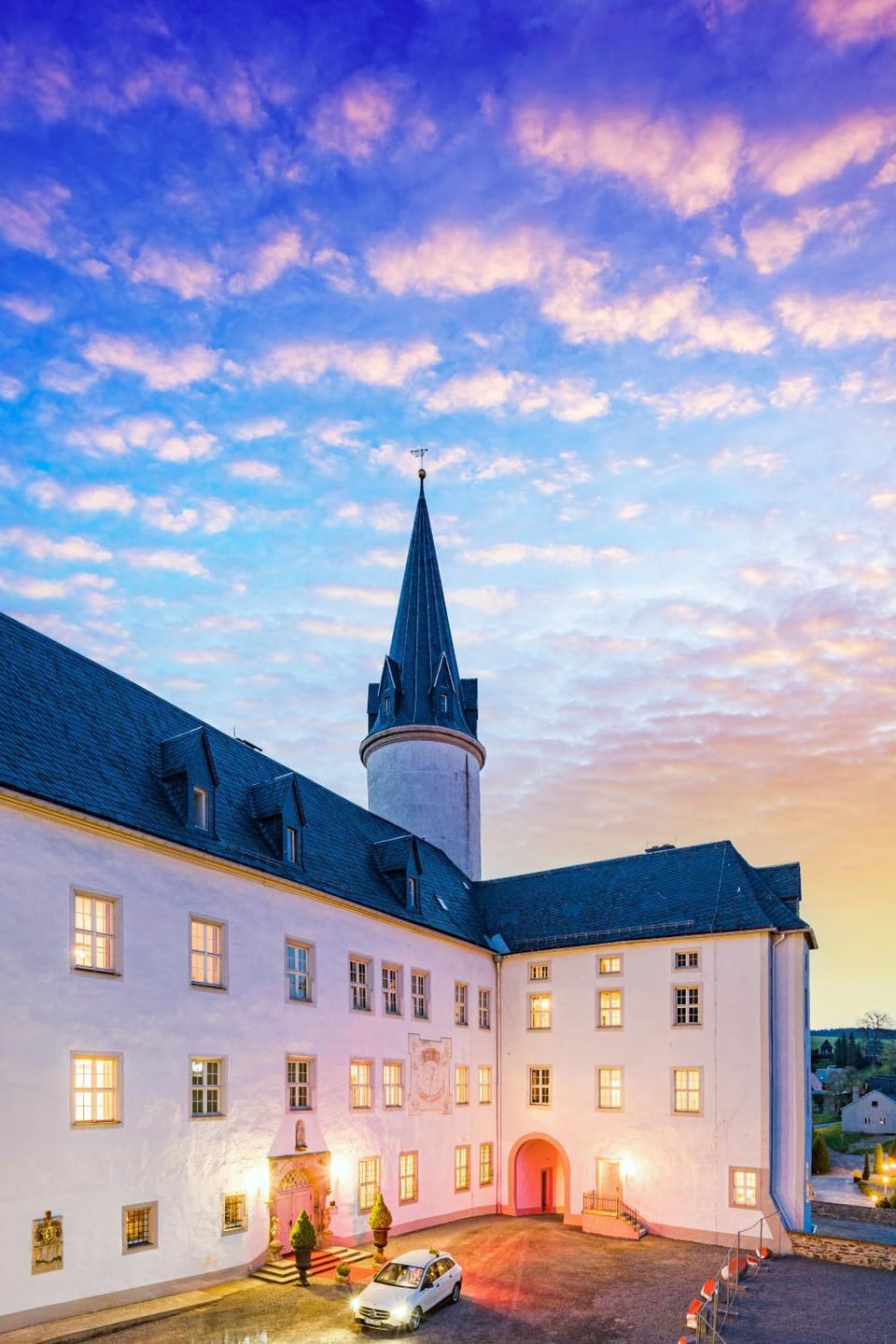 Property building, Landmark view, Location, Sunset