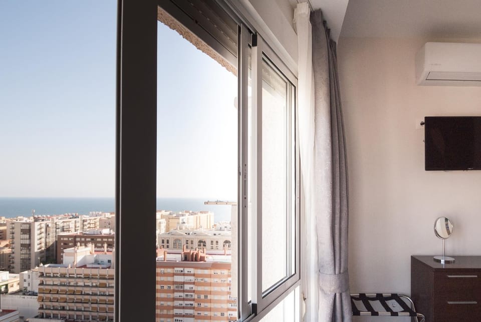 Property building, Bedroom, Sea view