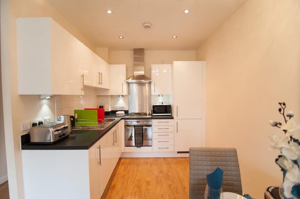 Kitchen or kitchenette, Living room, Dining area