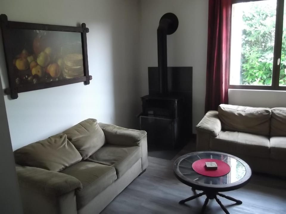 Living room, Seating area, Garden view