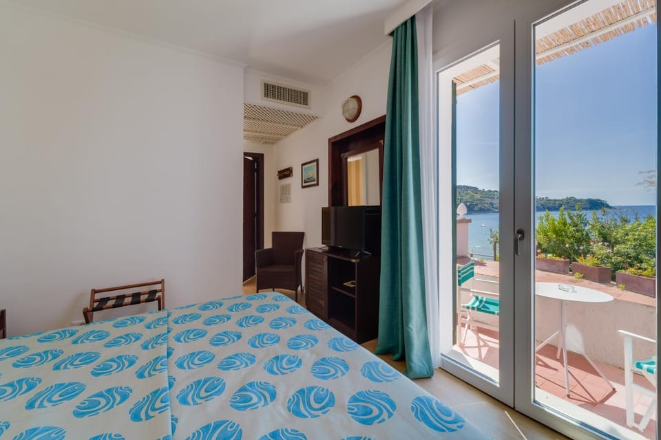 Bed, View (from property/room), Balcony/Terrace, Photo of the whole room, Bedroom, air conditioner