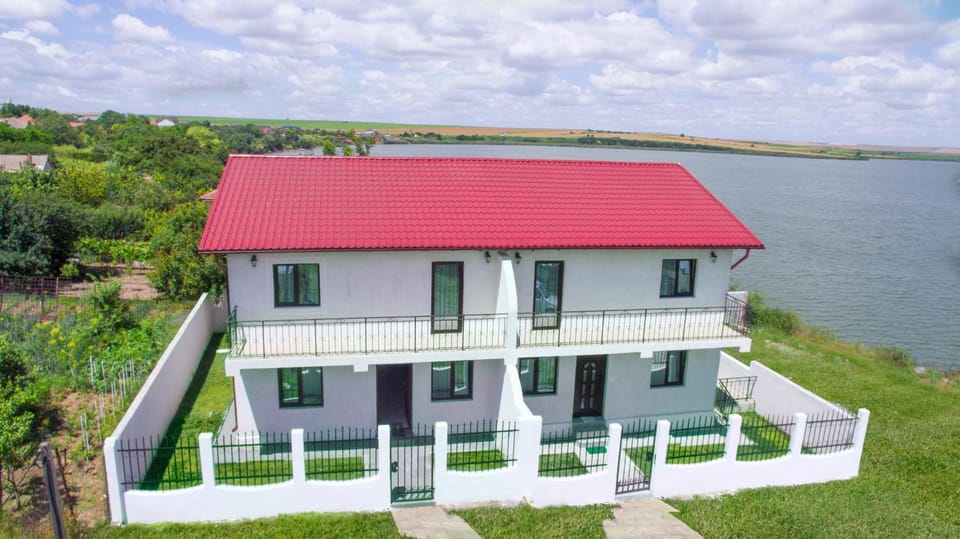 Facade/entrance, Day, Bird's eye view, On site, Lake view