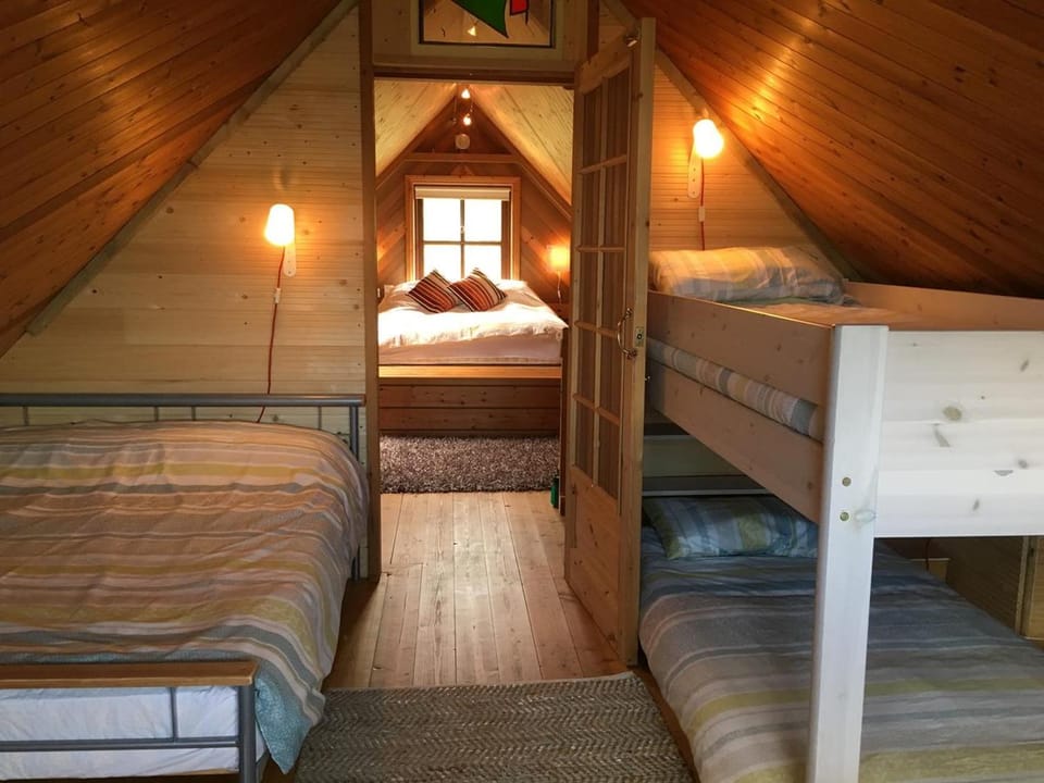 Bed, Seating area, Bedroom, Sea view, bunk bed