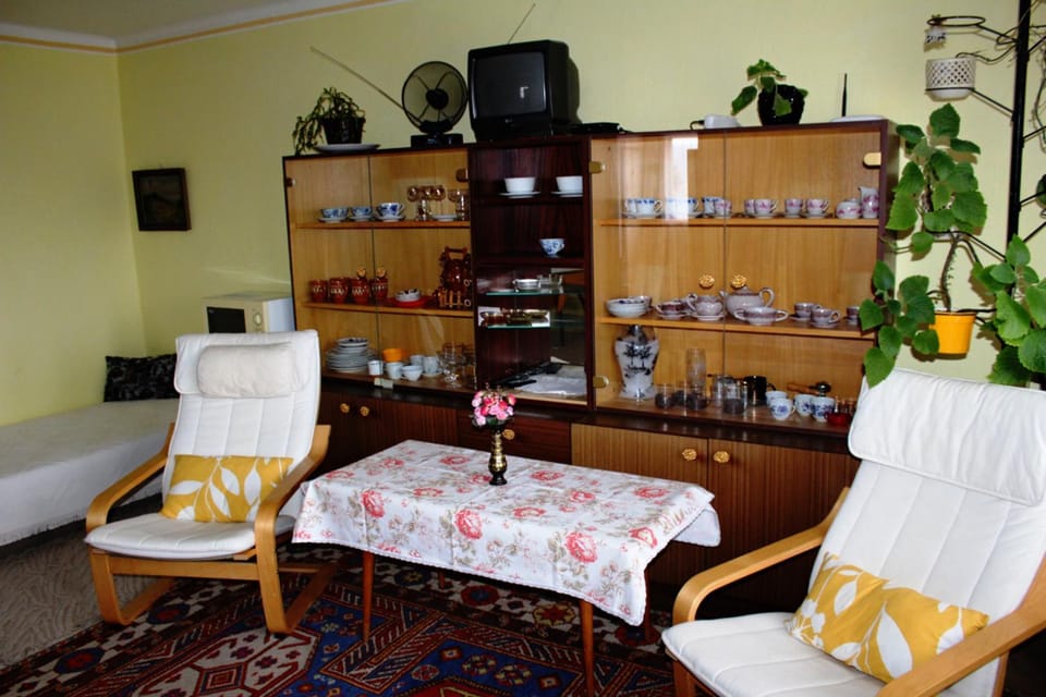 Photo of the whole room, Garden view