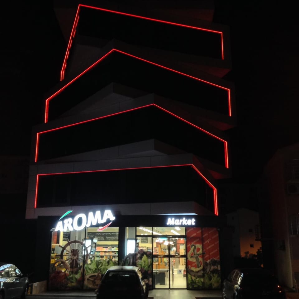 Property building, Night