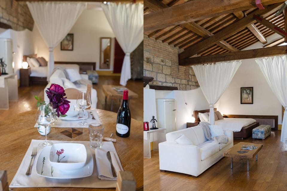 Bed, Living room, Photo of the whole room, Seating area, Dining area, Bedroom