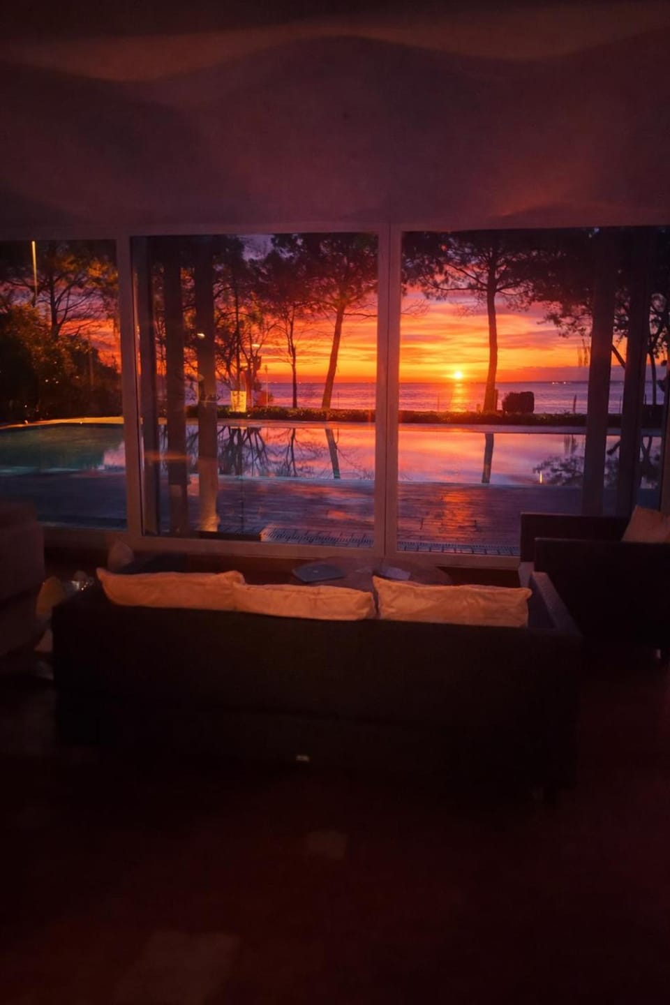 View (from property/room), Balcony/Terrace, Lobby or reception, Pool view, Swimming pool, Sunset