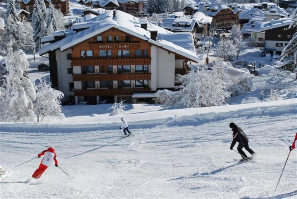 Winter, Skiing