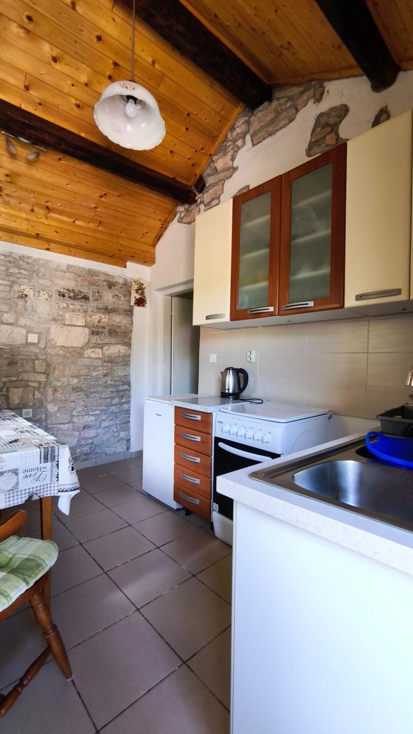 Kitchen or kitchenette, Dining area, oven