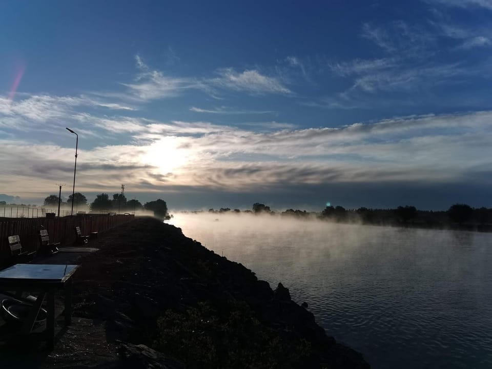 Natural landscape, River view, Sunrise