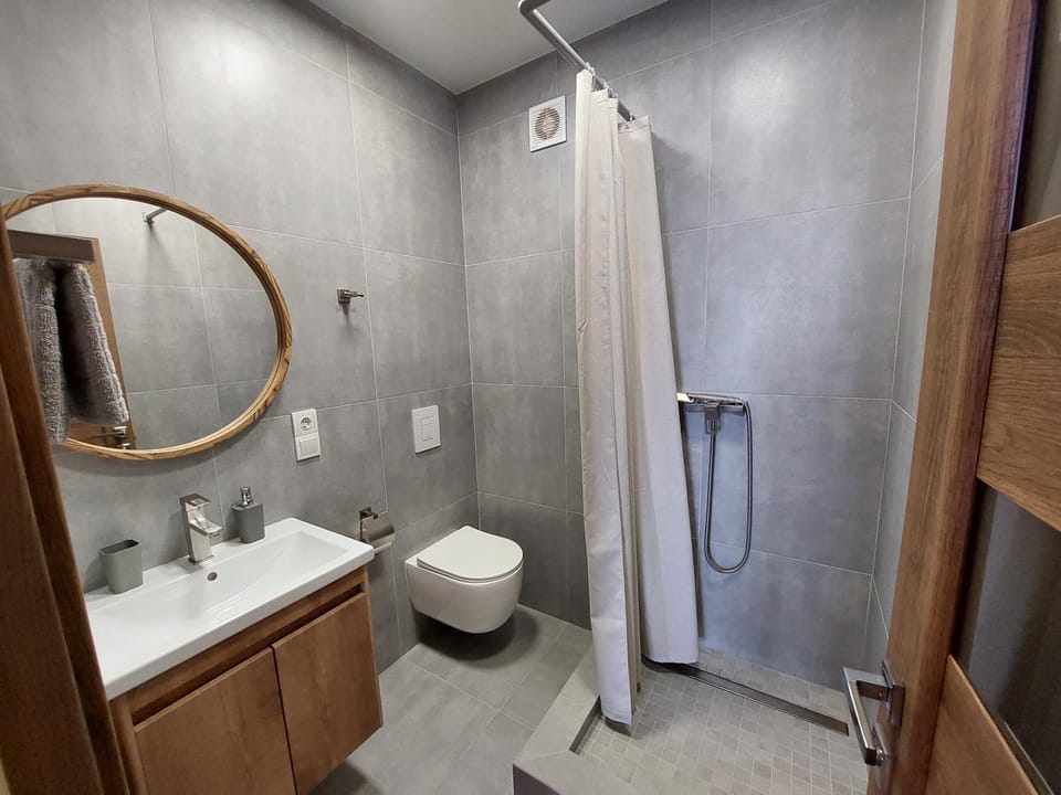 Shower, Toilet, Bathroom, towels