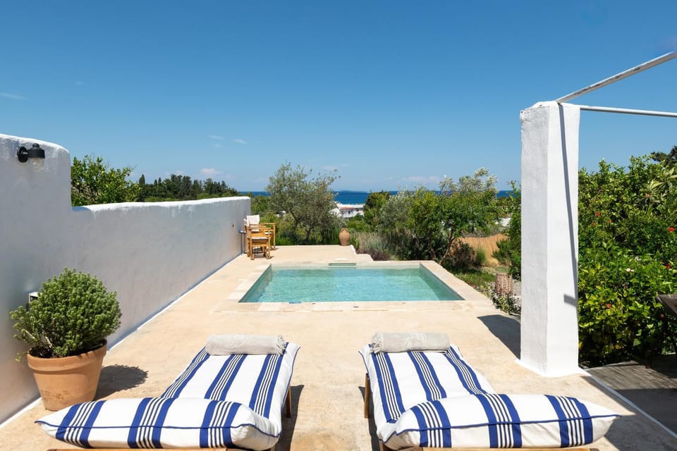 Natural landscape, Pool view, Swimming pool, sunbed