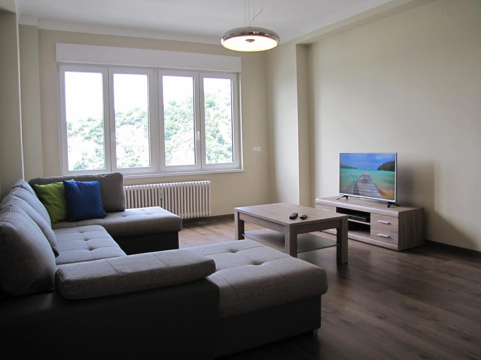 TV and multimedia, Living room, City view, Mountain view, River view