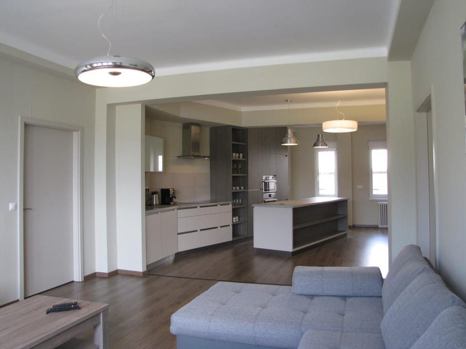 Kitchen or kitchenette, Living room