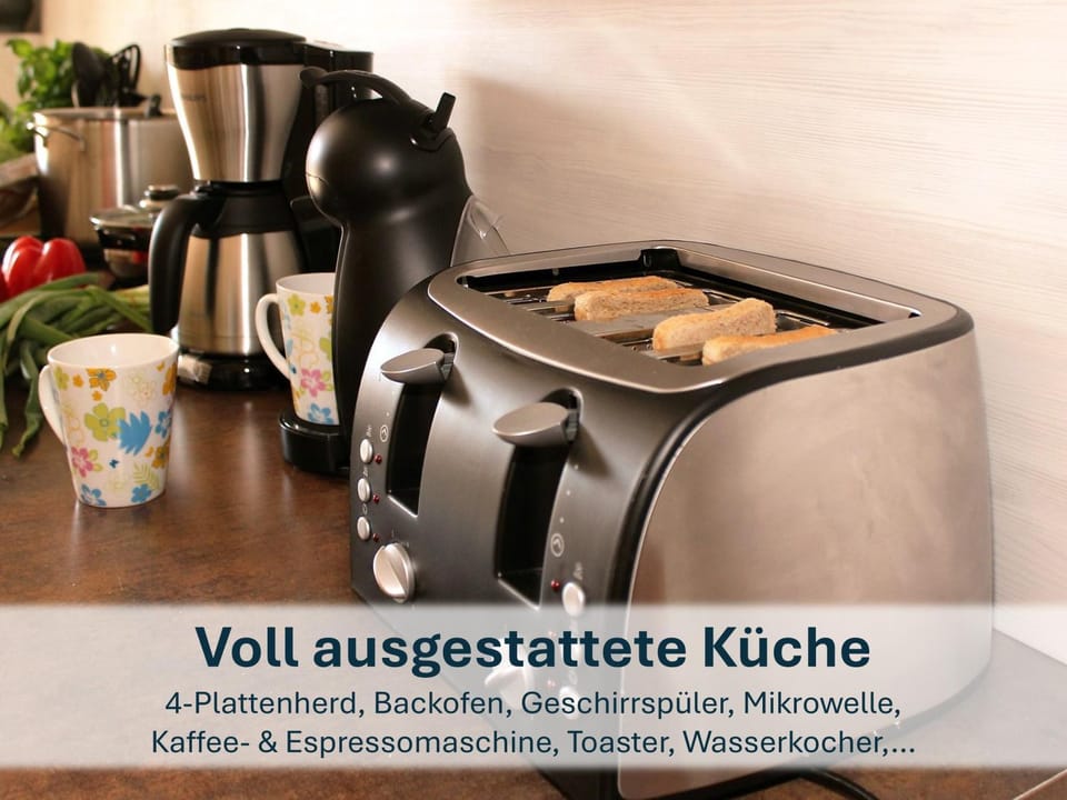 Coffee/tea facilities, Kitchen or kitchenette, toaster