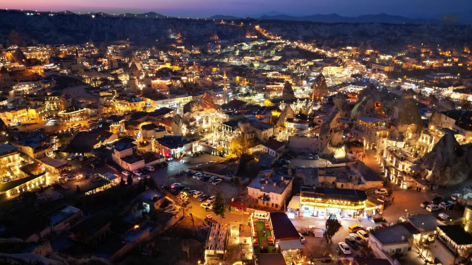Night, Bird's eye view, City view