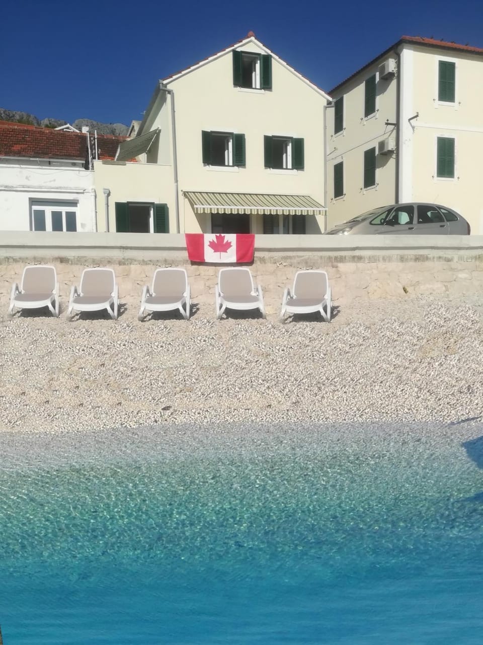 Property building, Facade/entrance, Beach
