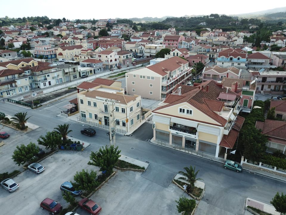 Property building, Neighbourhood, Bird's eye view