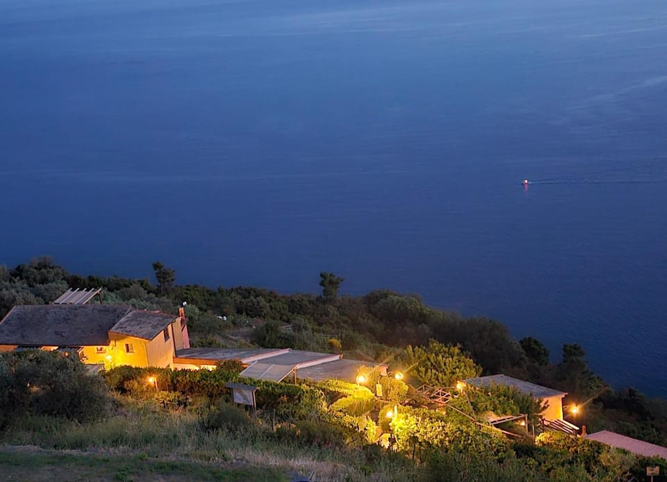 Night, Natural landscape, Sea view