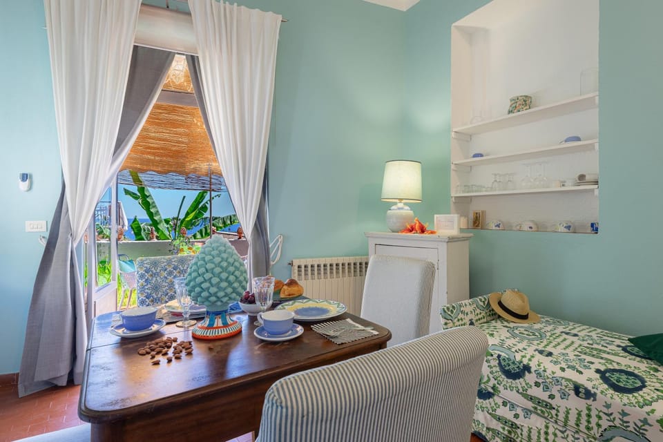 Living room, Seating area, Sea view