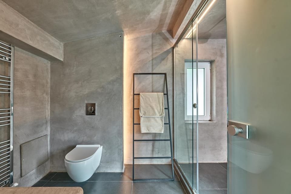 Shower, Toilet, Bathroom, towels