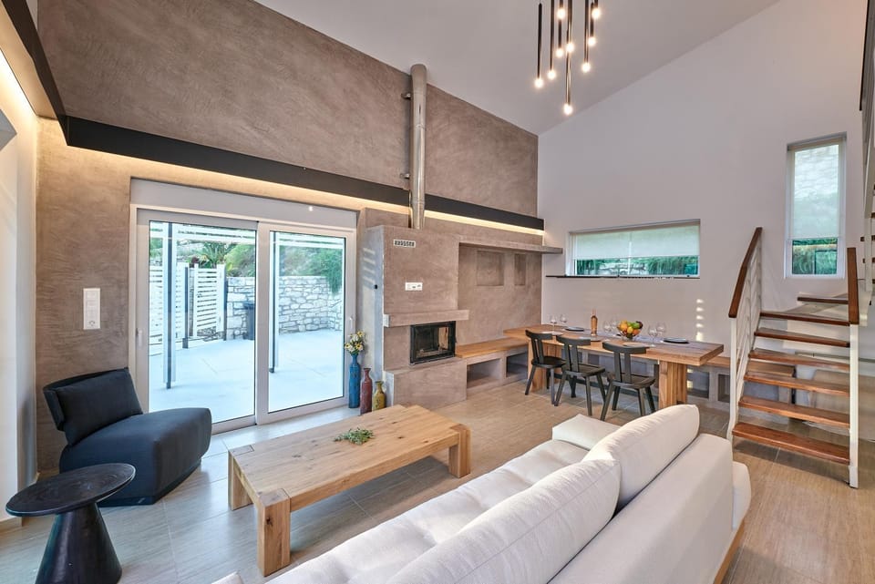 Living room, Seating area, Dining area