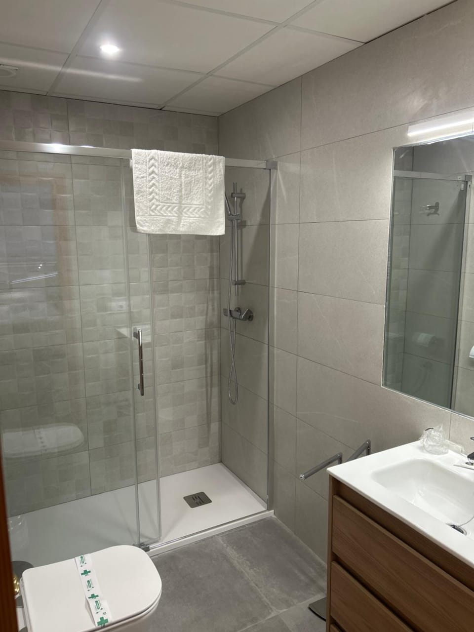 Shower, Toilet, Bathroom, towels