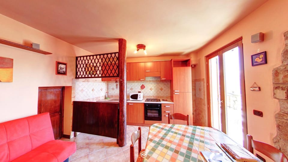 Kitchen or kitchenette, Living room, Dining area