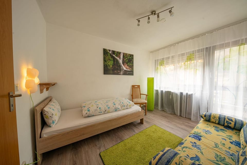 Property building, Living room, Bedroom