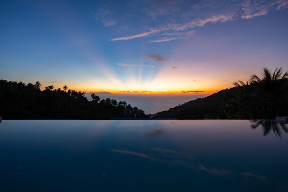 Pool view, Sea view, Sunrise