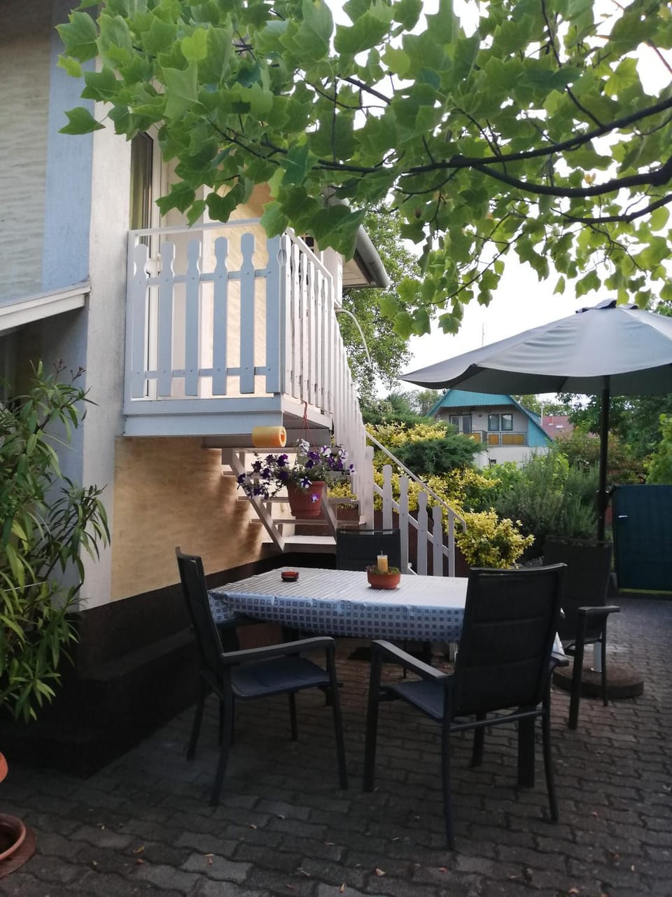 Property building, Seating area, Garden view