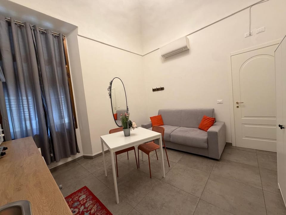 Living room, wardrobe, air conditioner