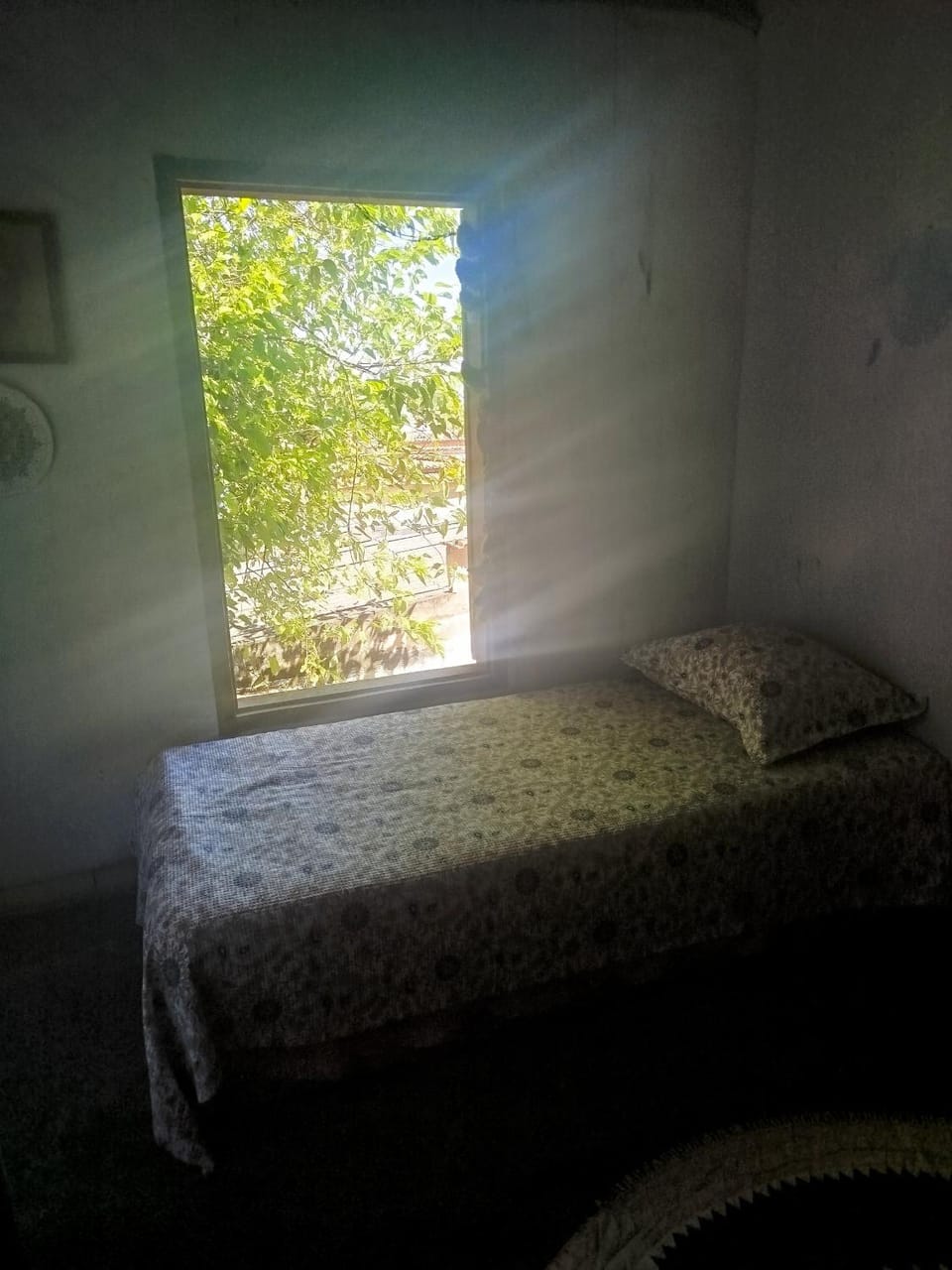 Bed, Bedroom, City view