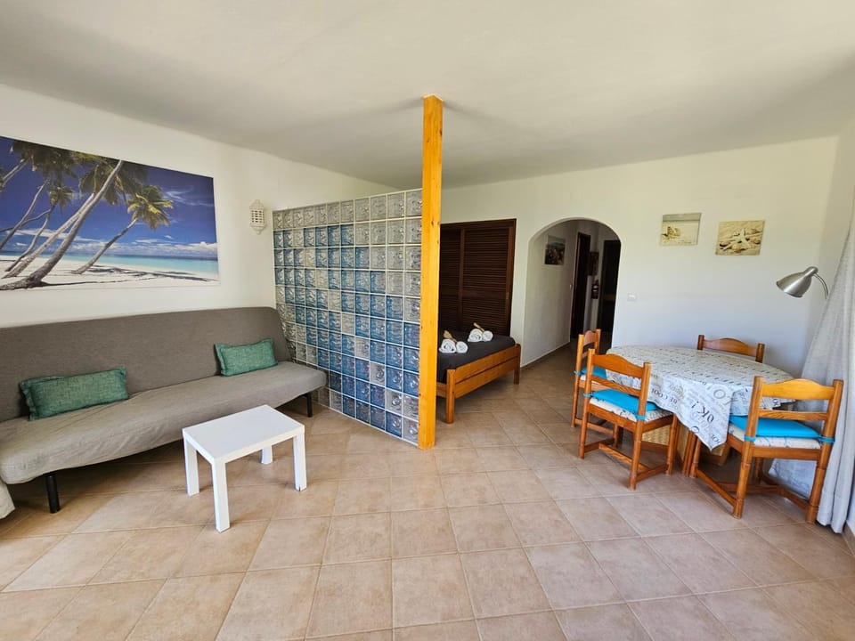 Property building, Living room, Bedroom