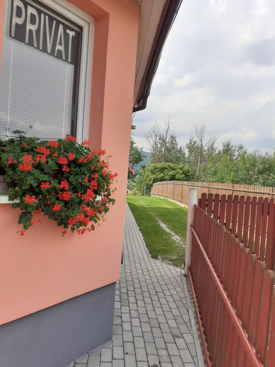 Property building, Garden view