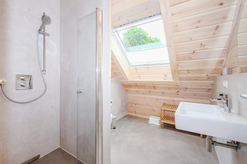 Shower, Property building, Bathroom