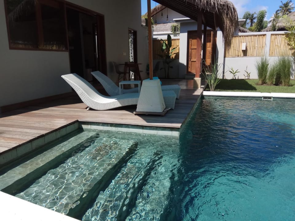 Patio, Garden, Balcony/Terrace, Garden view, Pool view, Swimming pool