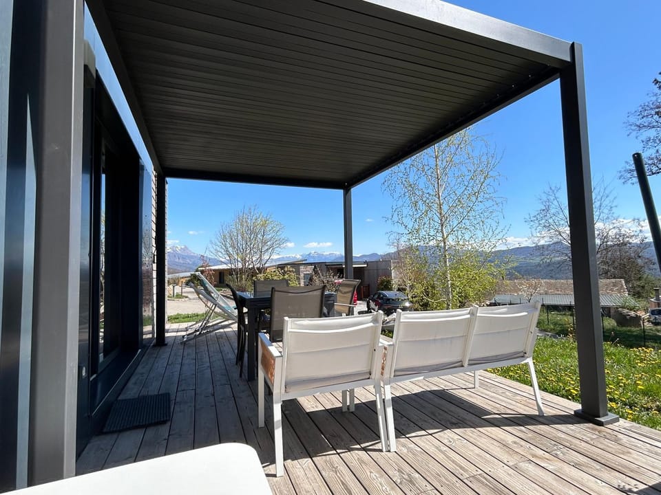 Natural landscape, Balcony/Terrace, Mountain view