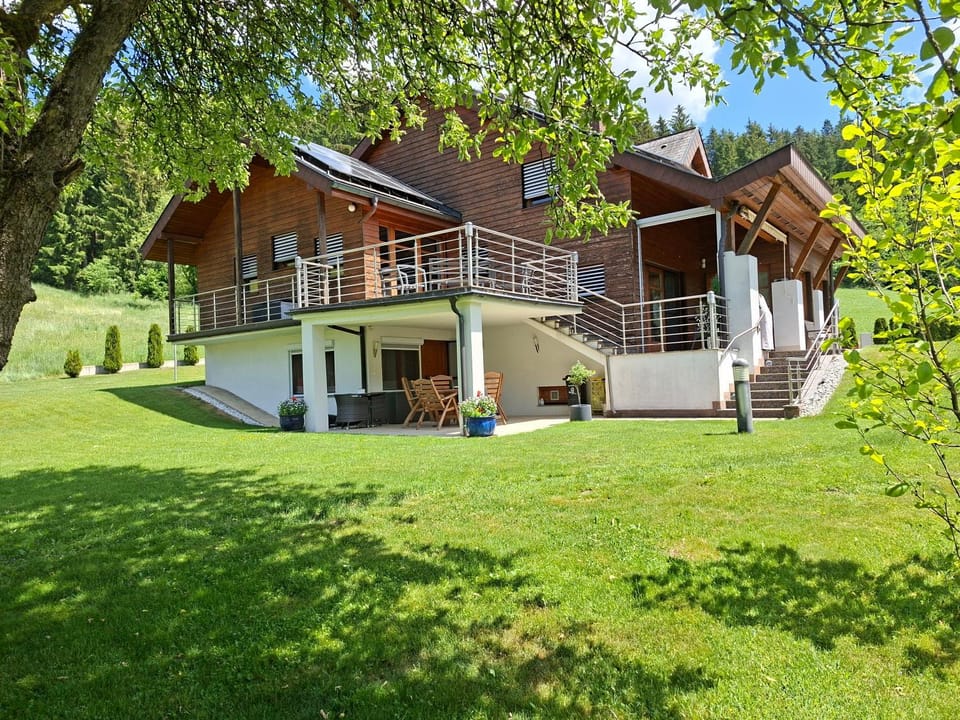 Property building, Garden view
