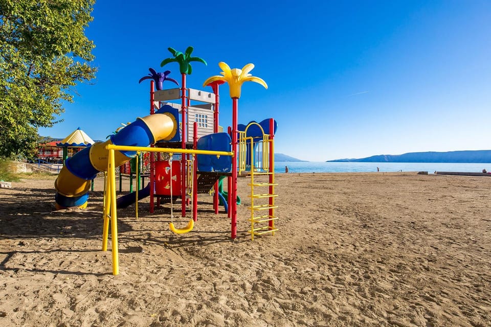 Natural landscape, Children play ground, Beach, Sea view