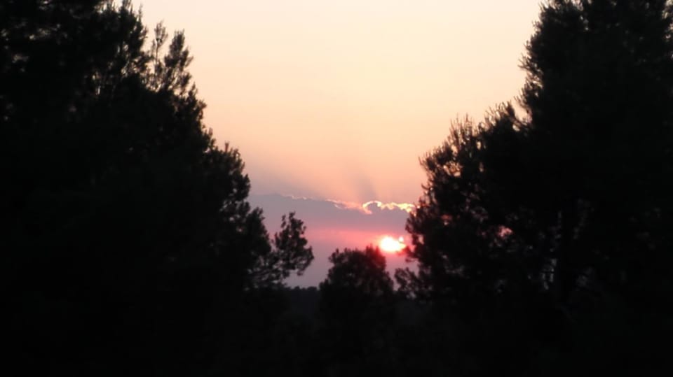 Spring, Other, Mountain view, Sunset
