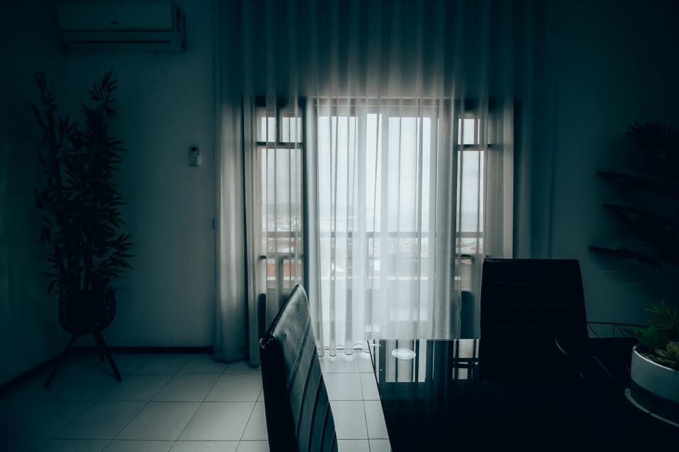 Living room, air conditioner