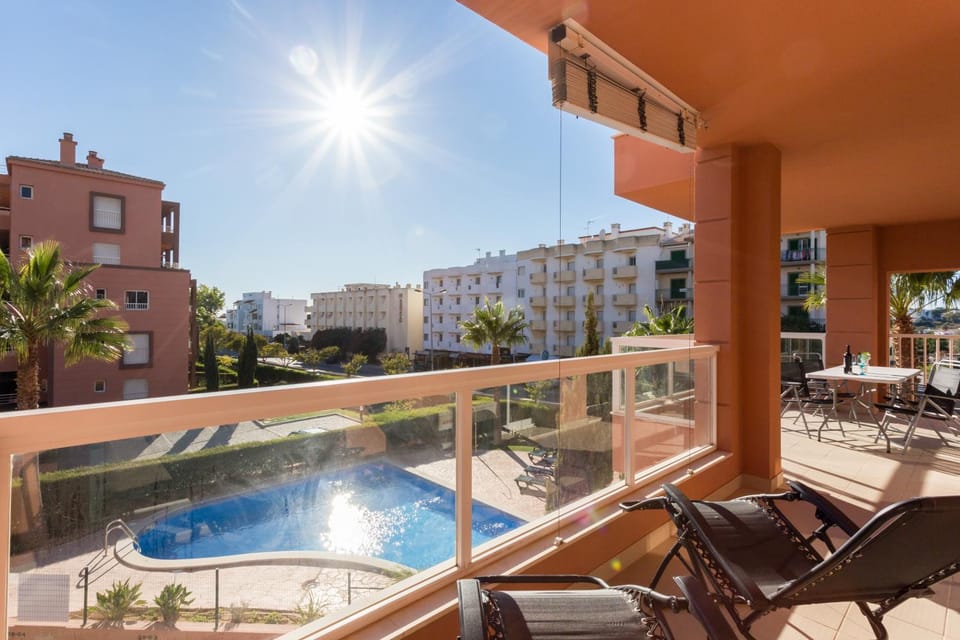 View (from property/room), Balcony/Terrace, Pool view